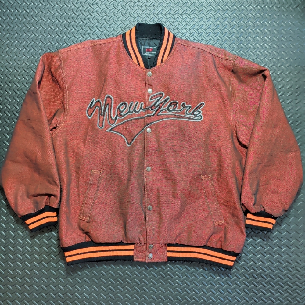 FNF Function N Future vintage 2000 denim NEW YORK jacket size XL